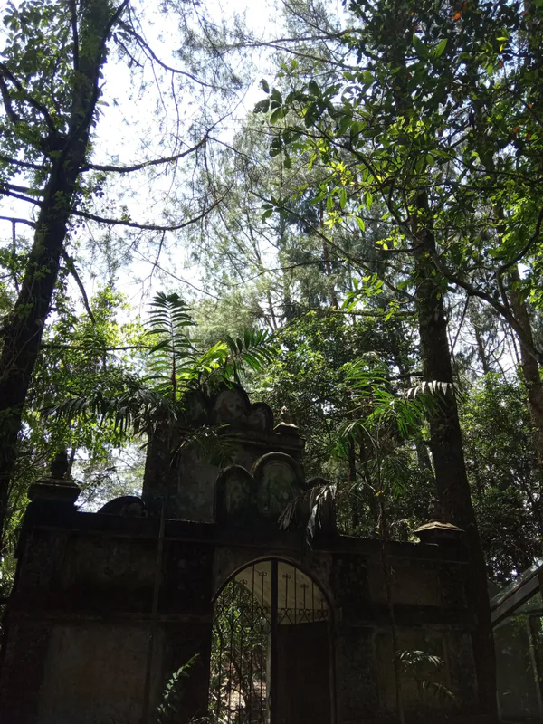Suasana sejuk Museum Ullen Sentalu